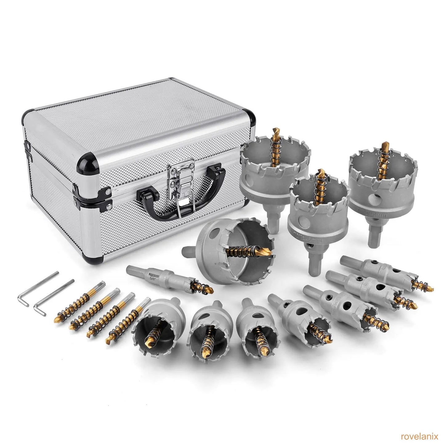 TCT 5/8"-2-1/4" Hole Saw Kit for Metal