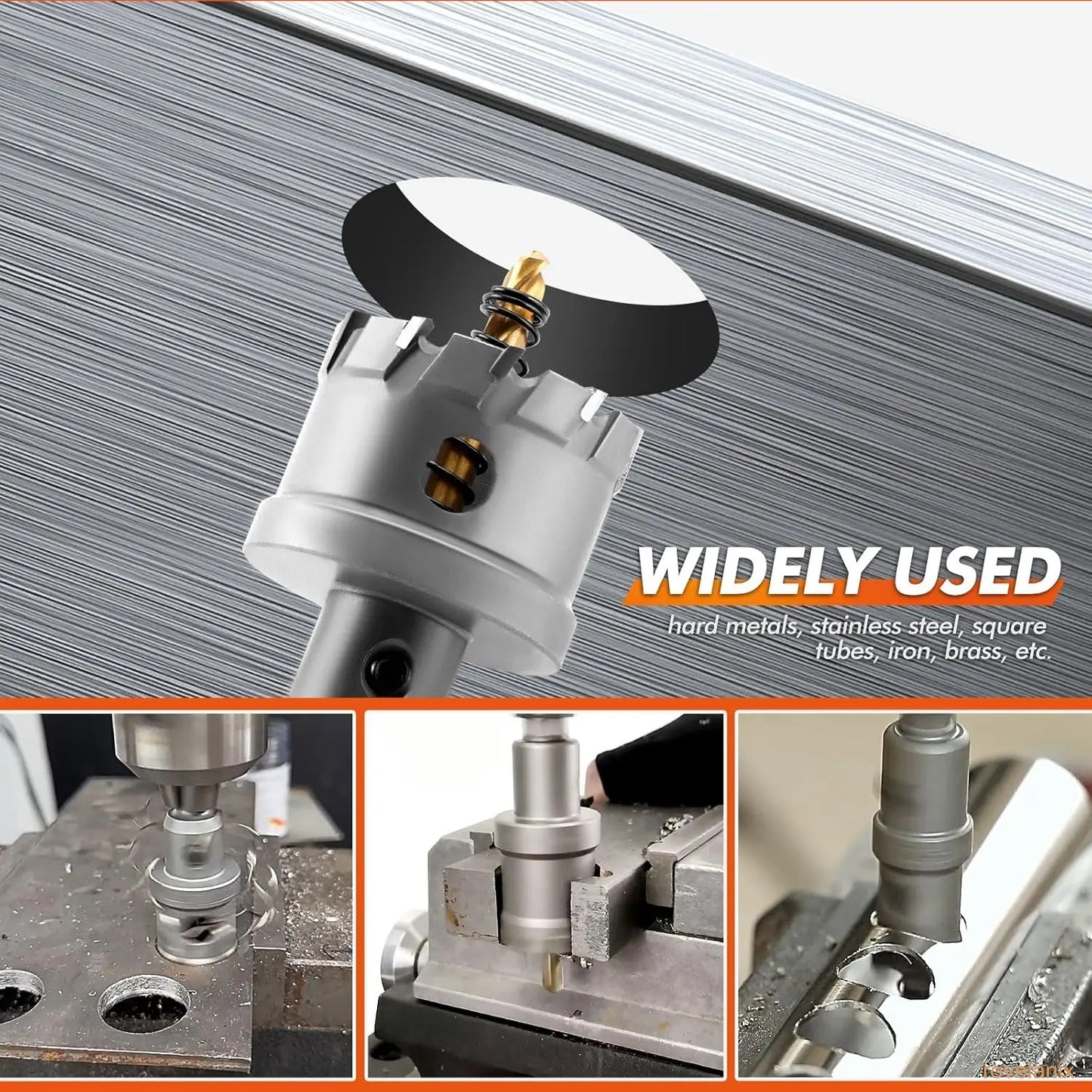TCT 5/8"-2-1/4" Hole Saw Kit for Metal
